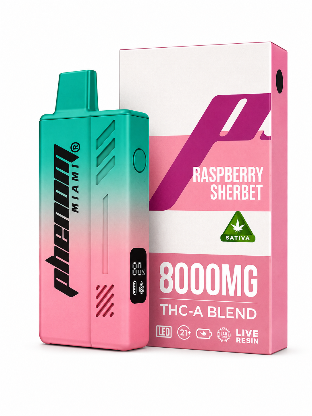 PHENOM 8G RASPBERRY SHERBET