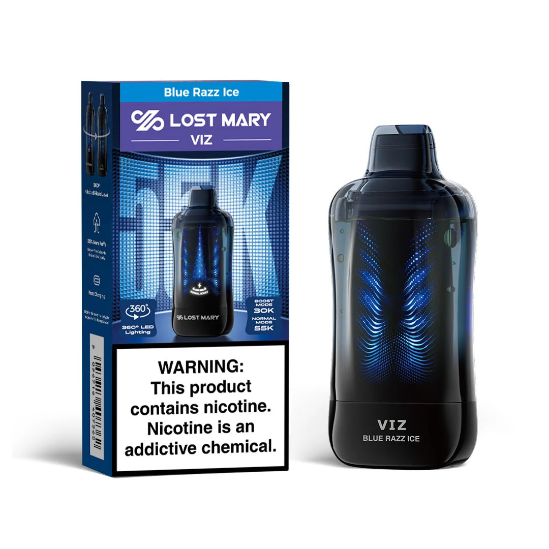 Lost Mary Viz 55K | Blue razz ice