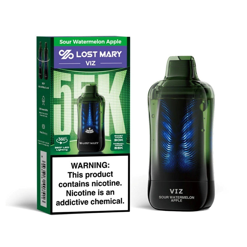 Lost Mary Viz 55K | Watermelon sour Apple