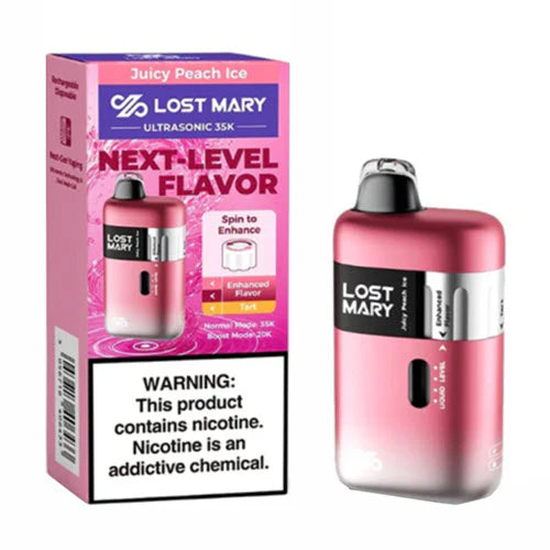 Juicy Peach Ice Lost Mary Ultrasonic 35000